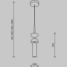 Подвесной светильник MAYTONI KYOTO MOD178PL-01B