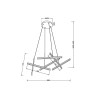 Подвесной светильник MAYTONI LINE MOD016PL-L80WK